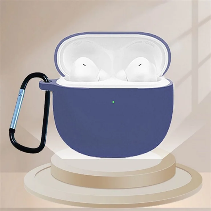 For Redmi Buds 4 Pro Bluetooth-compatible Earphone Silicone Protective Case Anti-dust Drop-proof Cover - Black