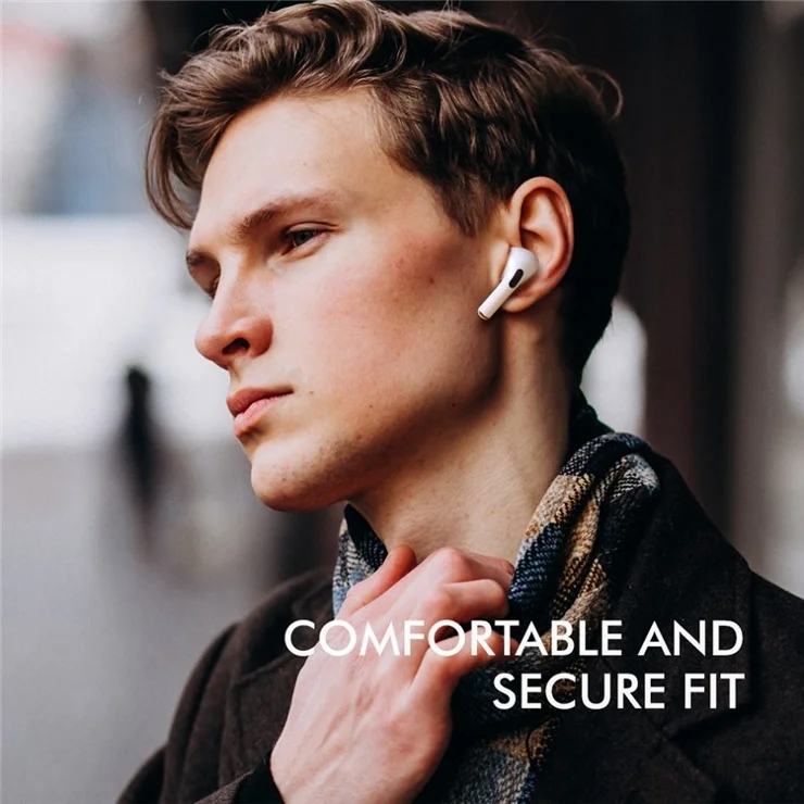 AHASTYLE PT99-1 1 Pair Earbud Ear Tips for Apple AirPods Pro 2 / AirPods Pro Bluetooth-compatible Earphone Silicone Caps Covers Replacement - Black / S