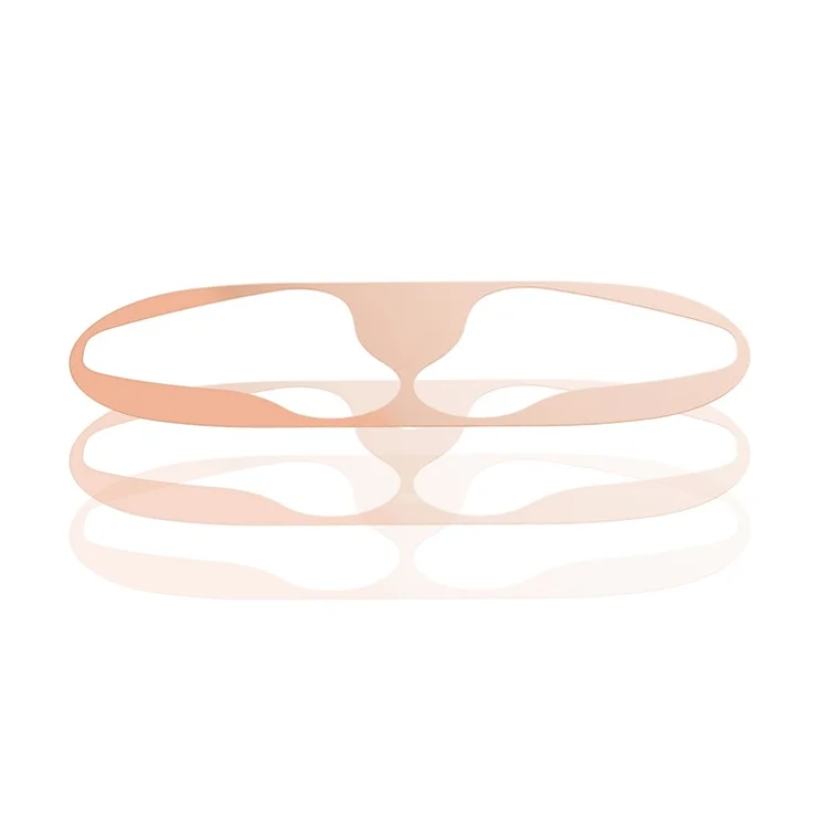 AHASTYLE PT68 for Apple AirPods Pro / Pro 2 Earphone Sticker Earbud Charging Case Metal Nickel Sheet Dustproof Decal - Rose Gold