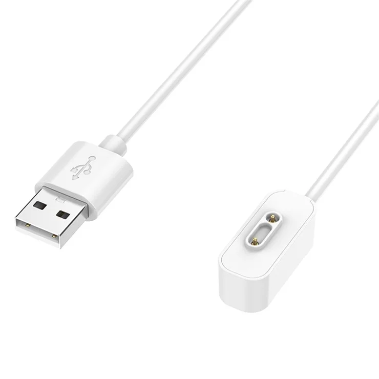 For Xplora X5 Play Smart Watch Charger 1m Magnetic Absorption USB Charging Cable - White