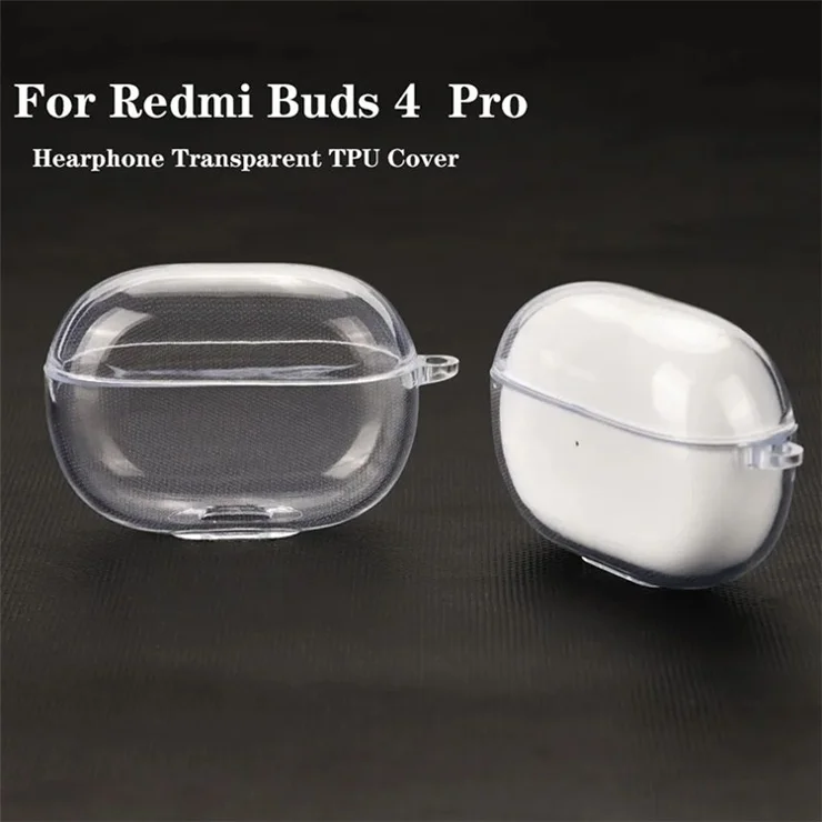 For Xiaomi Redmi Buds 4 Pro Clear TWS Earphone Protector Cover Flexible TPU Protection Case