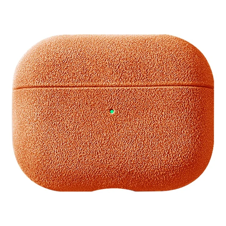 Protective Cover for AirPods Pro 2 Suede Leather Case Bluetooth-compatible Headset Case - Orange
