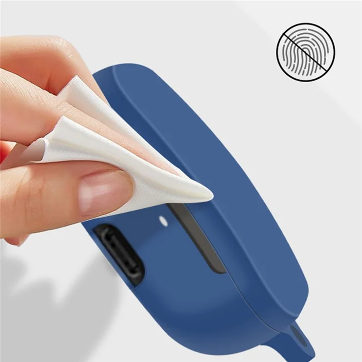 Protective Case for FIIL CG Pro , Wireless Headphone Silicone Sleeve Drop Protection Cover with Hanging Buckle - Yellow