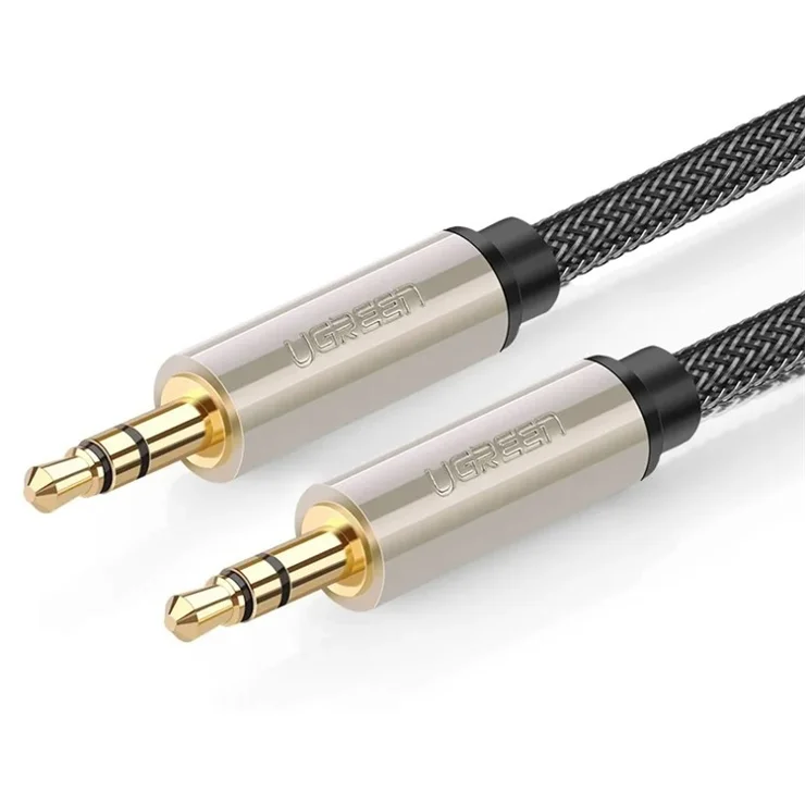 UGREEN AV125 40784 8m 3.5mm Male to Male Braided Audio Cable Stereo Sound AUX Cable