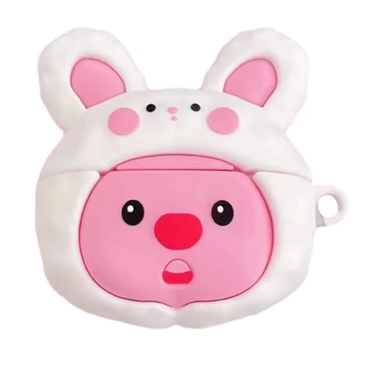 No.1 Silicone Sleeve for Baseus WM01 Earphone Cover Cute Cartoon Shape Protection Case - Cute Animal