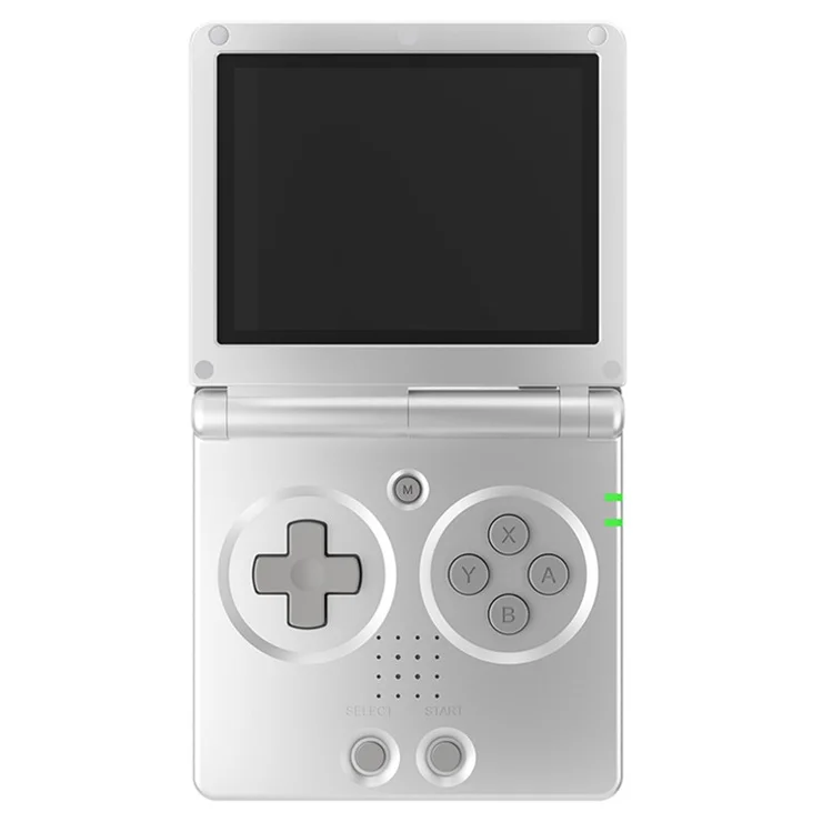 ANBERNIC RG35XXSP Flip Handheld Game Console 64GB 5000+Games Support Streaming (English Version) - Silver