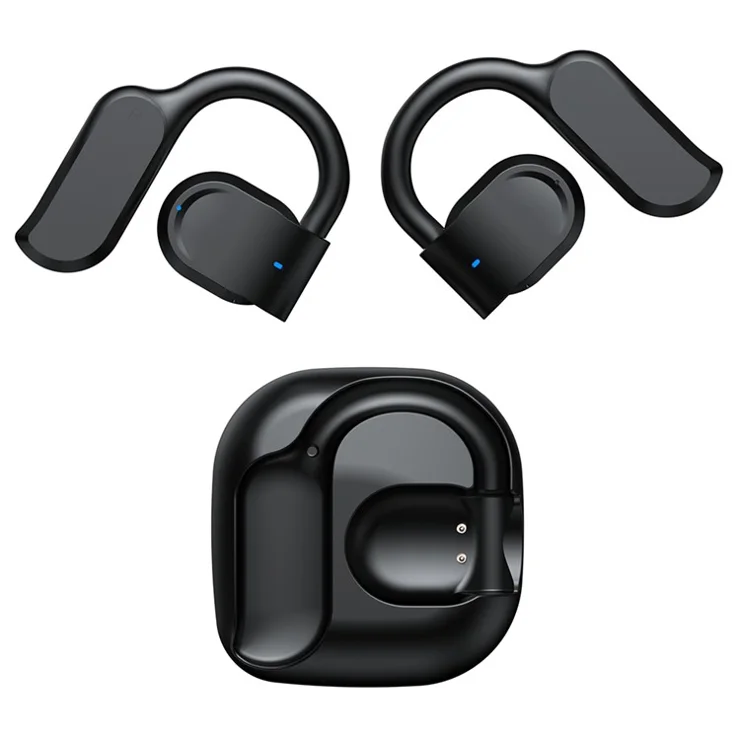 GT05 Bone Conduction Wireless Headphone Sports Earphone Ear Hook Bluetooth-compatible Headset - Black