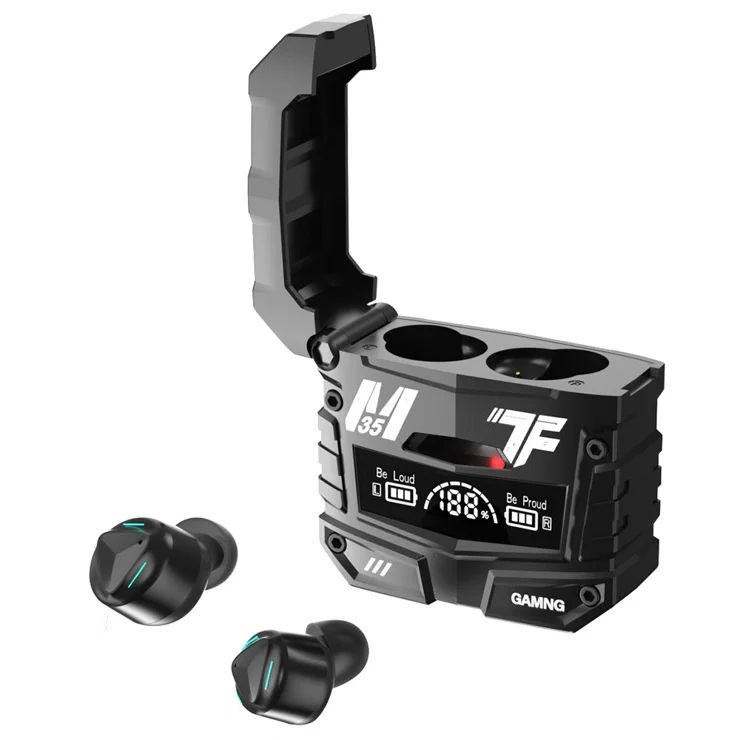 M35 Bluetooth-compatible Earphones Digital Display Wireless