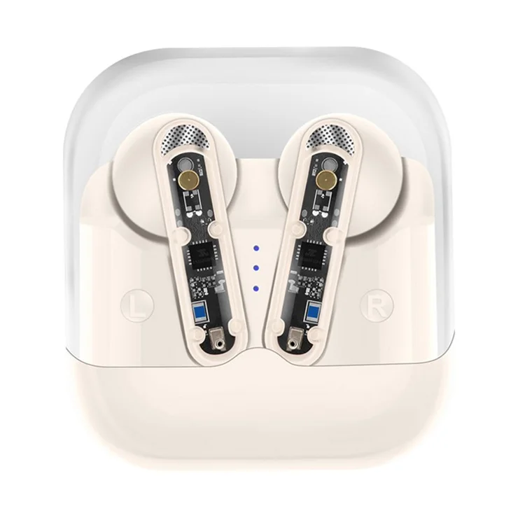 AKZ-S26 Bluetooth-compatible 5.3 TWS Headphones Waterproof Wireless Sports Earphones - Khaki