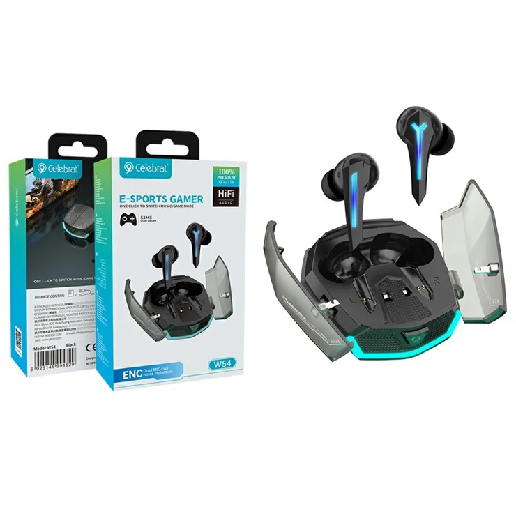 CELEBRAT W54 TWS Bluetooth-compatible Earphones In-Ear