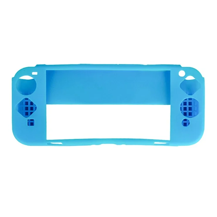 KJH NS-067 Non-slip Silicone Protective Case Anti-scratch Shell for Nintendo Switch OLED - Blue