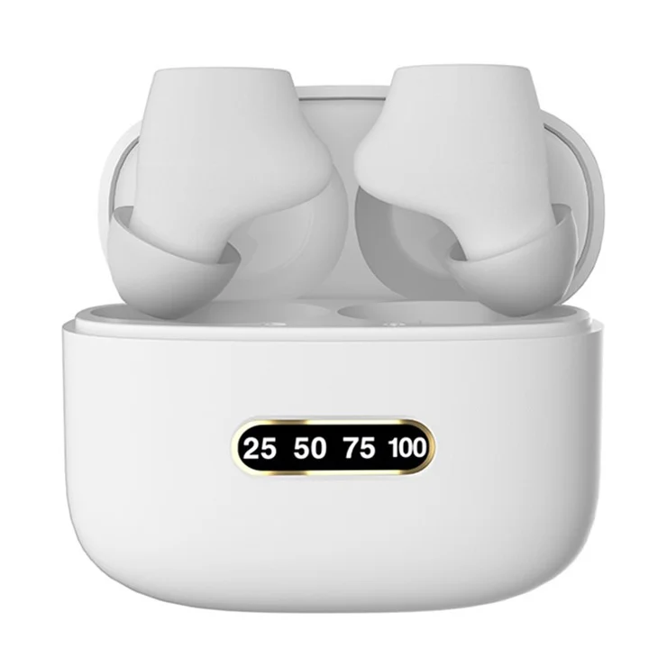 M8 TWS Bluetooth-compatible 5.0 In-ear Gaming IPX5 Waterproof Sports Headset with Charging Case - White