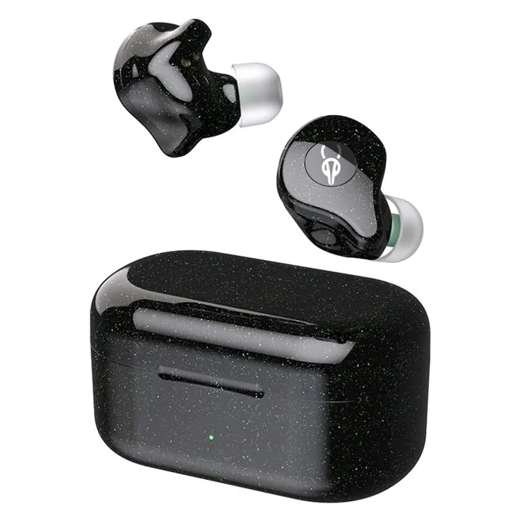SABBAT E16 Wireless Bluetooth-compatible Headset In-Ear TWS Headset Portable Lightweight Earphones with Charging Case - Black