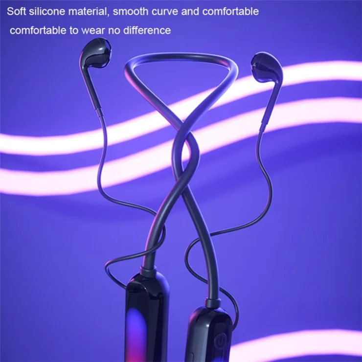 B10 4Pcs Sports Neckband Headphones Neck Hanging Wireless Bluetooth-compatible Earphones with Transmitter