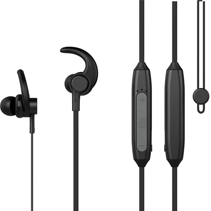 CELEBRAT A20 Bluetooth-compatible Earphone Wireless Earbud Sports Magnetic Neckband Headset - Black