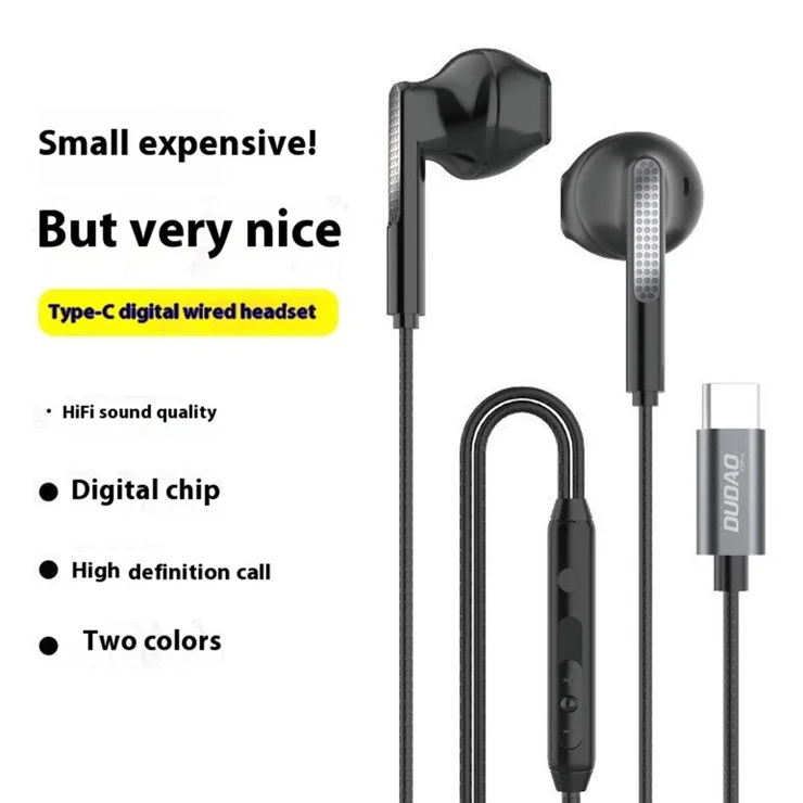 Type C Small Headphones Wired DUDAO X3 Pro Wired Type-C Digital