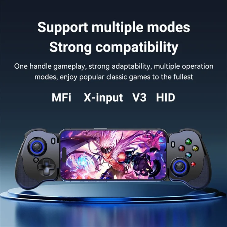 BSP-N01 Retractable Type-C Phone Gamepad Mobile Phone Game Controller - White