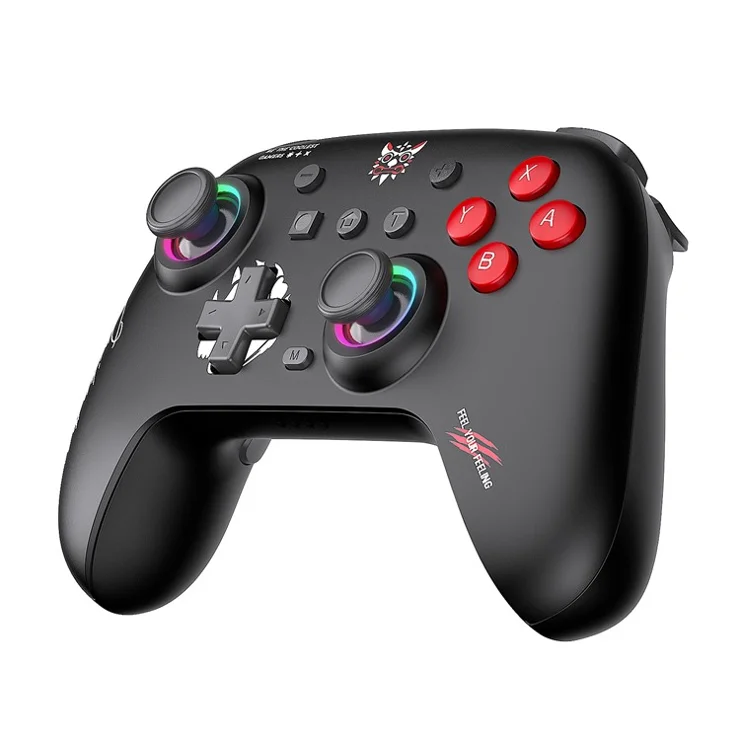 ONIKUMA C1 Switch Bluetooth-compatible / Wired Gamepad Six-Axis Gyroscope Dual Motor Game Controller - Black