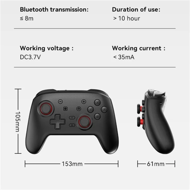 Bluetooth S07 Nintendo Switch Pro Controller Gamepad