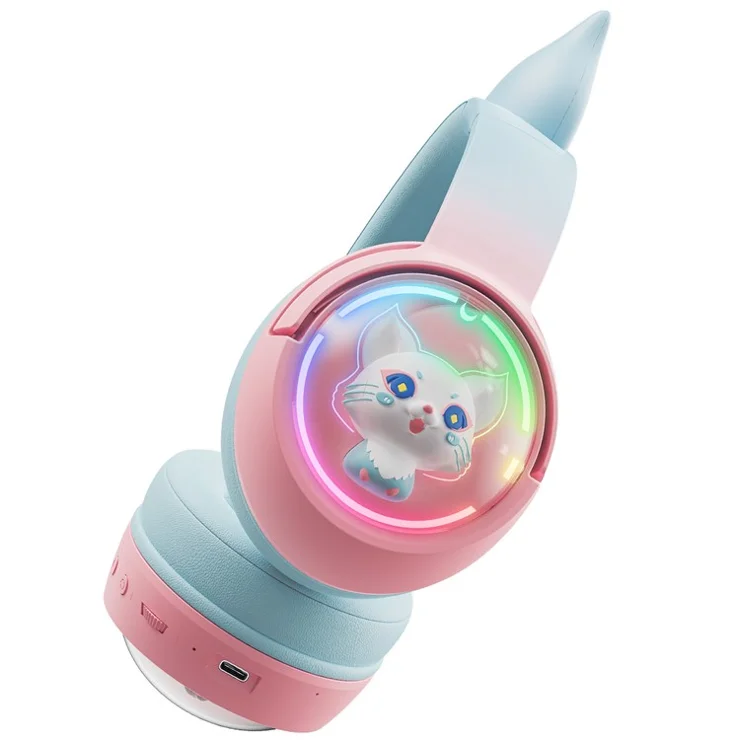 ONIKUMA B5 2.4G Wireless / Bluetooth-compatible / Wired Over-Ear Headset Cute Cartoon Game Music Headphone