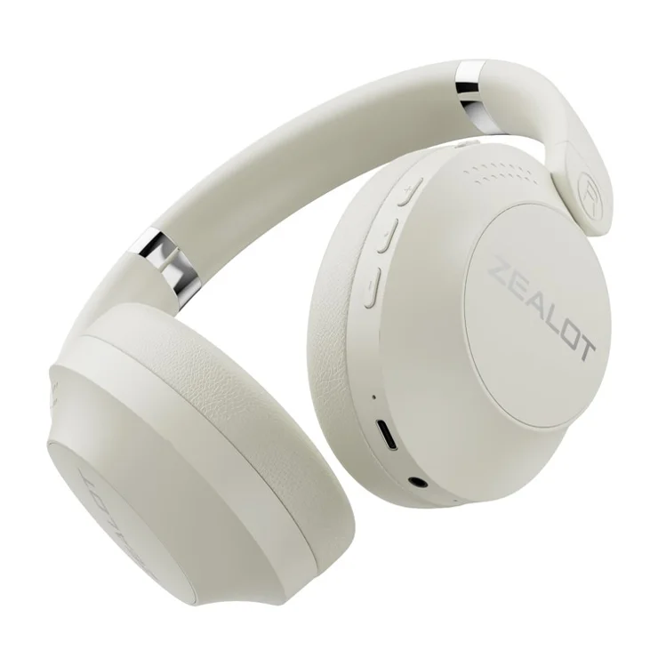 ZEALOT B38 Sports Wireless Bluetooth-compatible Headset Head-Mounted Noise Reduction Folding Headphone - White