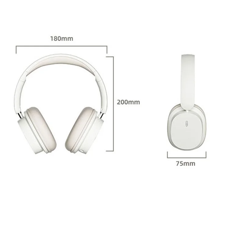 SY-T2 Wireless Over-Ear Bluetooth-compatible Headphone Foldable Headset with Built-In Noise Cancelling Microphone - Khaki