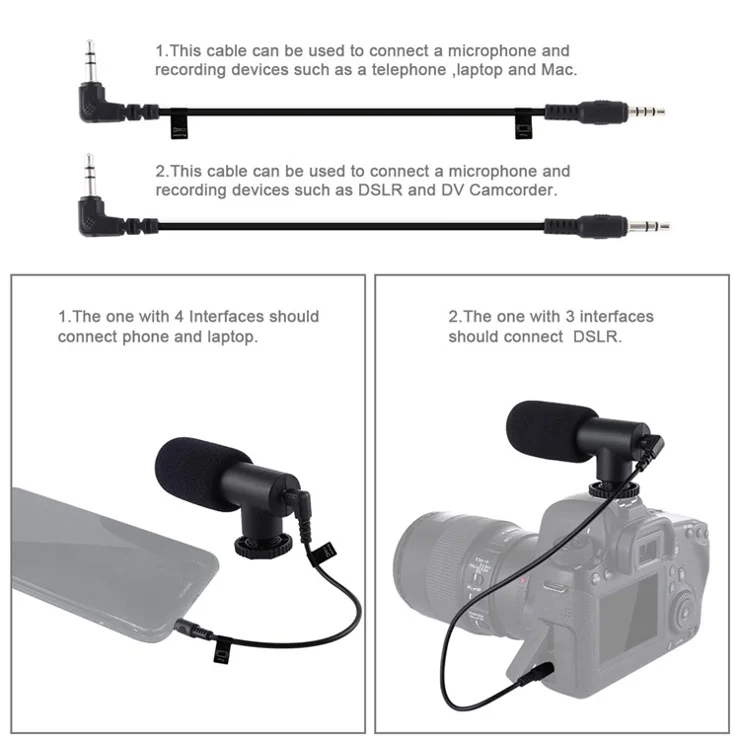 PULUZ PKT3095 Smartphone Vlog Live Streaming Video Rig Kit with Microphone + Tripod + Fill Light - Red