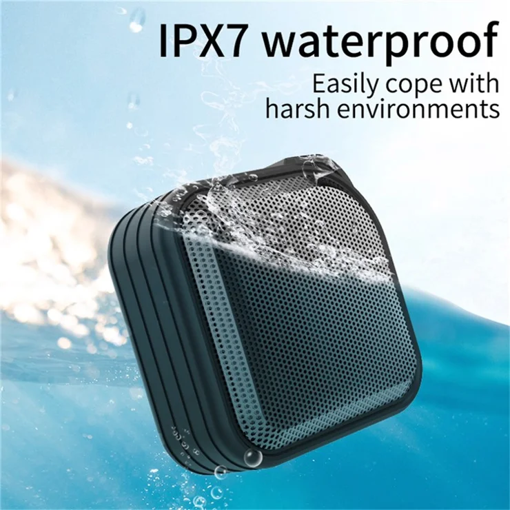CYBORIS X1-Plus Mini Size 15W Bluetooth-compatible Speaker Bass Subwoofer Waterproof Speaker - Blue