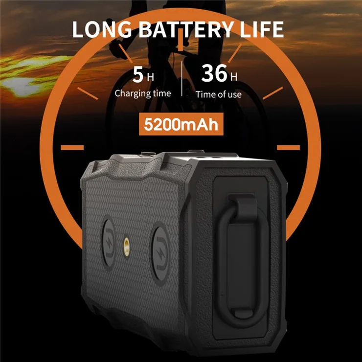 CYBORIS X8 Bluetooth-compatible Golf Cart Speaker Waterproof Sound Subwoofer with Lighting and Stand Function - without Magnet
