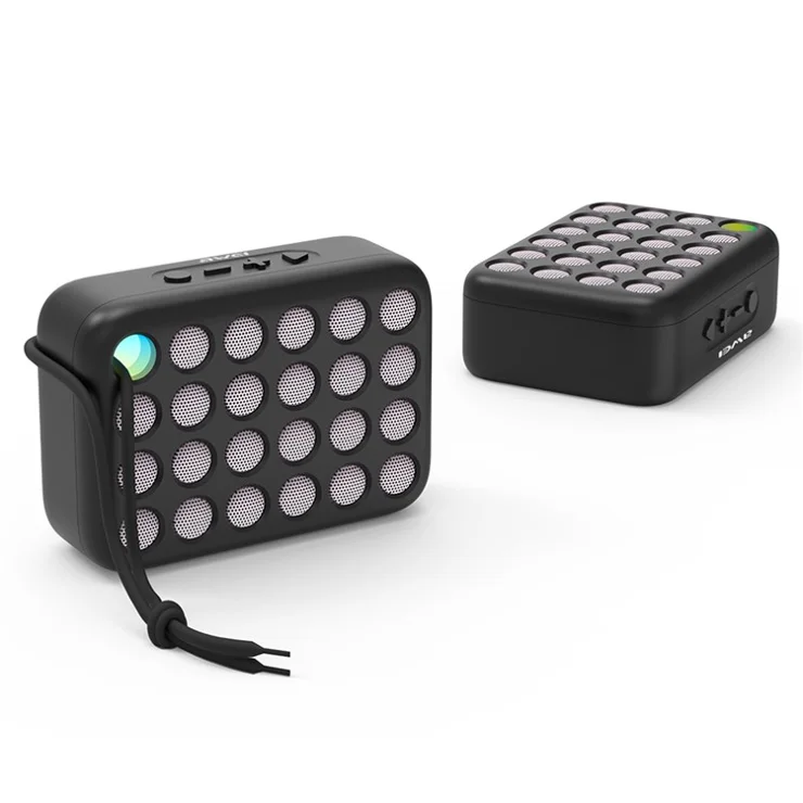 AWEI Y385 Compact Bluetooth-compatible Speaker TWS Pairing Music Player Subwoofer with Light