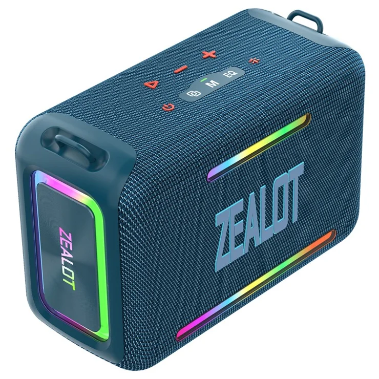 ZEALOT S95 120W High Power TWS Bluetooth-compatible Speaker HiFi Stereo Sound Portable Subwoofer - Blue
