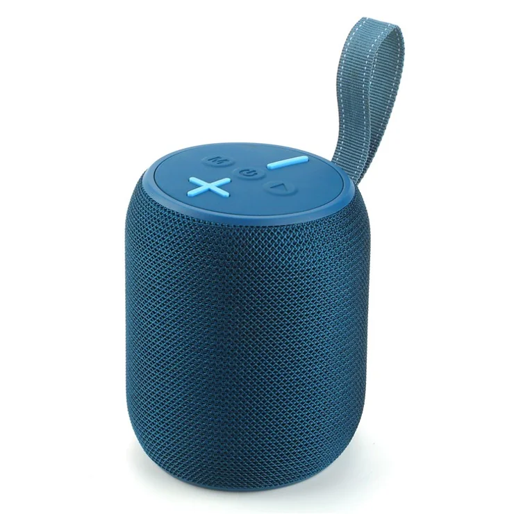 T&G TG673 Portable Rechargeable Boombox Bluetooth-Compatible Speaker FM Radio Support U-Disk TF Card - Blue