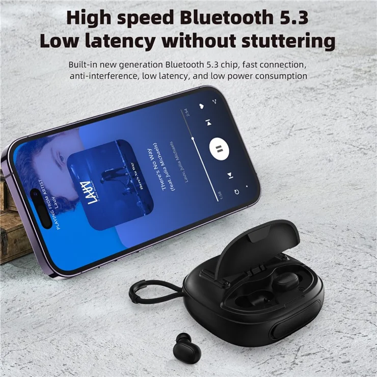 T&G TG813 2-in-1 TWS Wireless Speaker Bluetooth-compatible Earphone Stereo Sound Subwoofer Supports TF Card Playback - Red