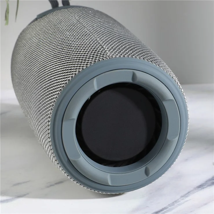 T&G TG-675 Colorful LED Light FM Bluetooth-compatible Speaker Music Sound Subwoofer - Grey