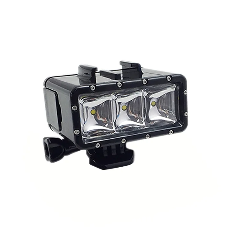 Luce Di Riempimento Subacquea IPX8 Con Ricarica Magnetica, 2500mAh, Compatibile Con GoPro E Action Cam, 7 Filtri Colore Inclusi