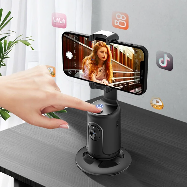 P01 Auto Face Tracking Tripod 360-Degree Rotation Phone