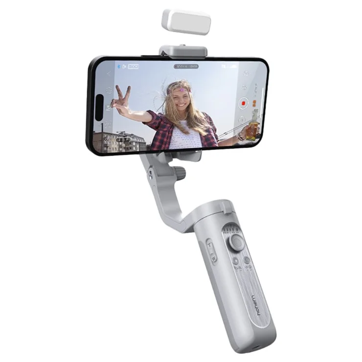 HOHEM iSteady XE 3-Axis Tripod Anti-Shake Stabilizer with Fill Light for Cell Phone Gimbal Stabilizer Selfie Stick (with CE)