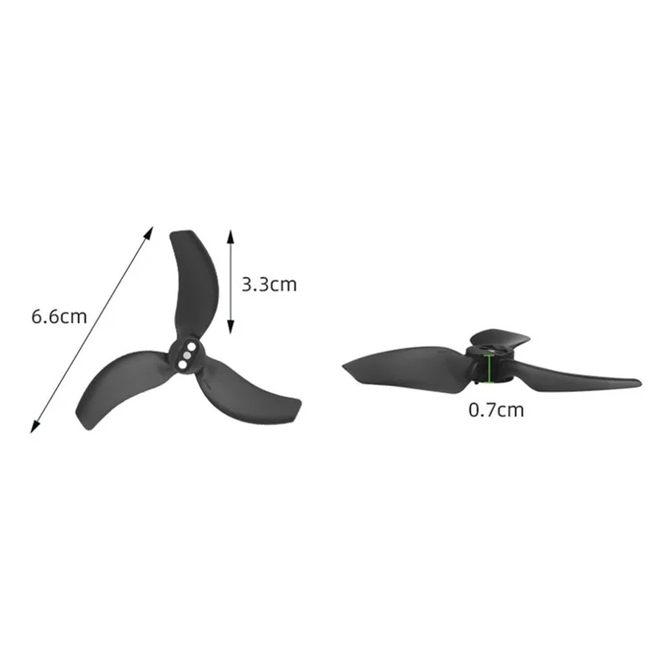 BRDRC 2 Pairs for DJI Avata 2 PC Propellers Drone Replacement Parts - Red