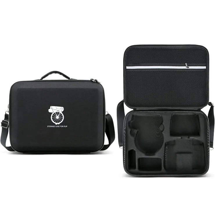 Storage Bag for DJI Flip + RC-2 + Charging Hub + Battery Portable RC Drone Carrying Case - Black