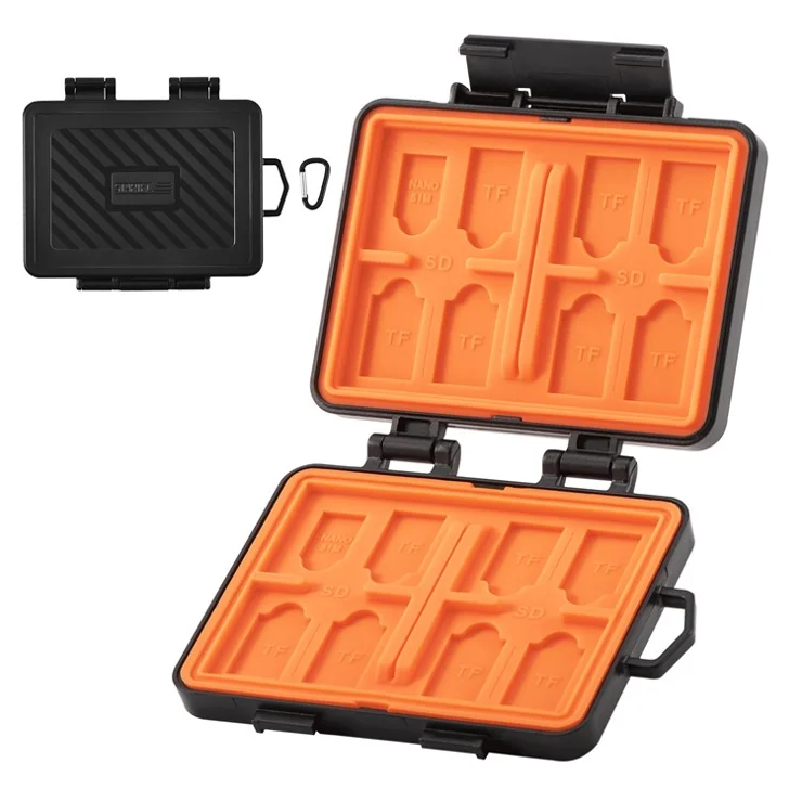STARTRC V1 1156737 Drone Camera Remote Memory Card Case 24 Slots Storage Box for SD / TF / Nano SIM Cards