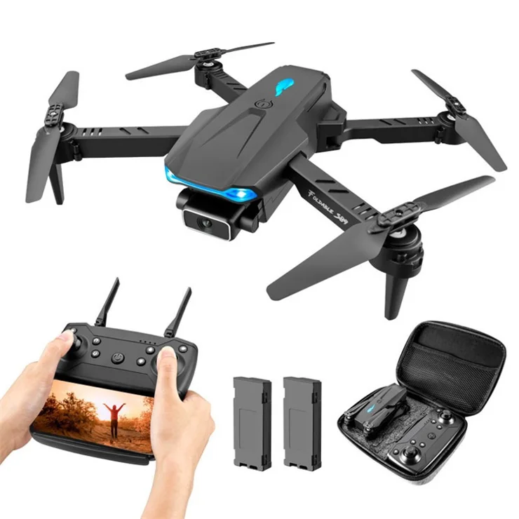 S89 4K HD Fluping Droone Anerial Photografie Quadcopter RC Flugzeug Mit Zwei Kameras kopflosenmodus einzelbatterieversion Schwarz