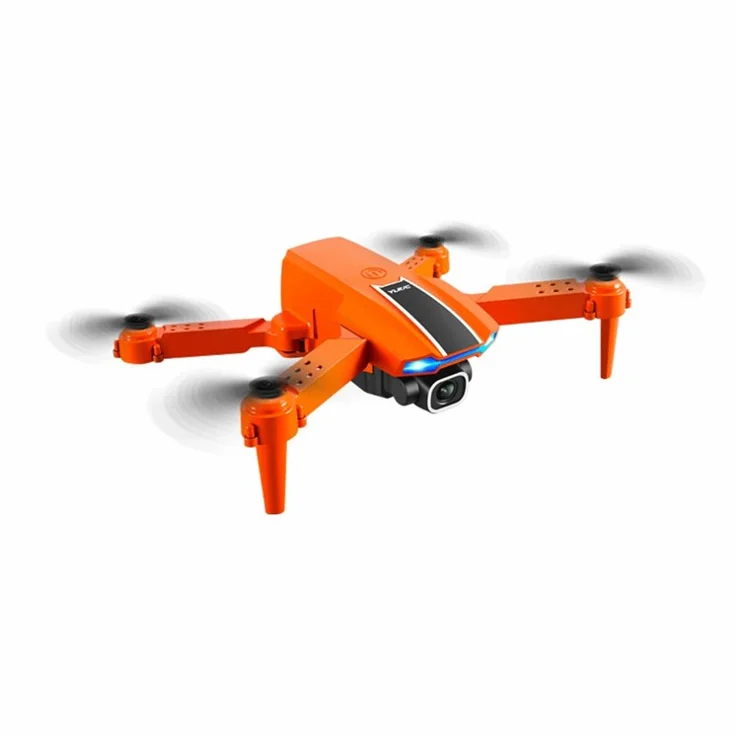 S65 Indoor Outdoor 4K Dual Camera Drone HD Quadcopter Air Pressure Altitude Hold RC Aircraft with Gesture Photo - Orange