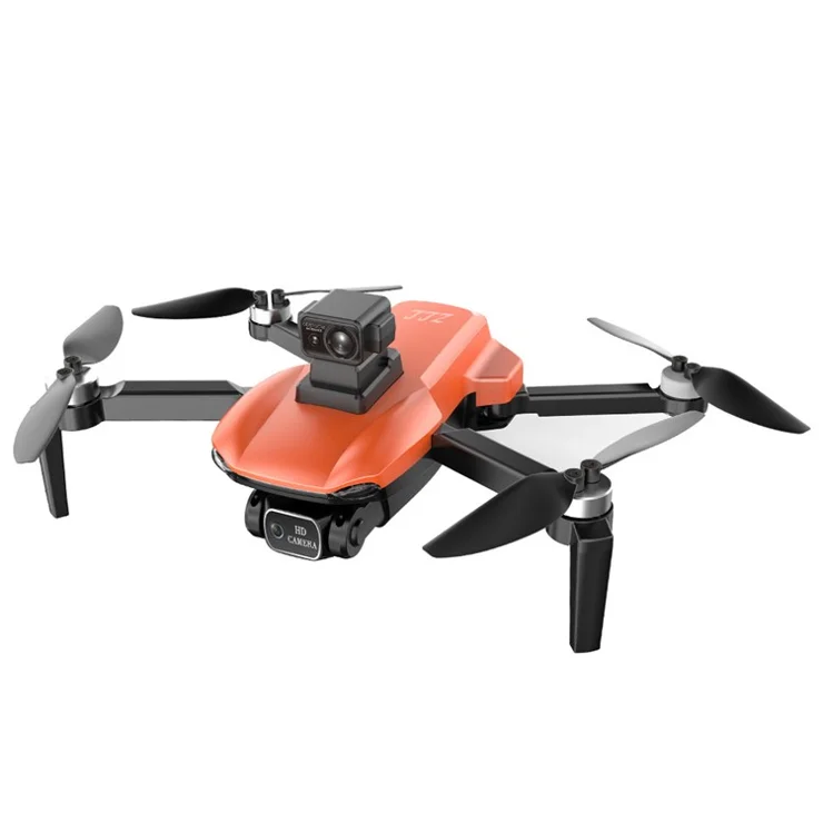 ZLL SG108MAX HD Dual Camera 4-Axis GPS Optical Flow Positioning Drone Obstacle Avoidance FPV Brushless Motor RC Quadcopter (Single Battery) - Orange