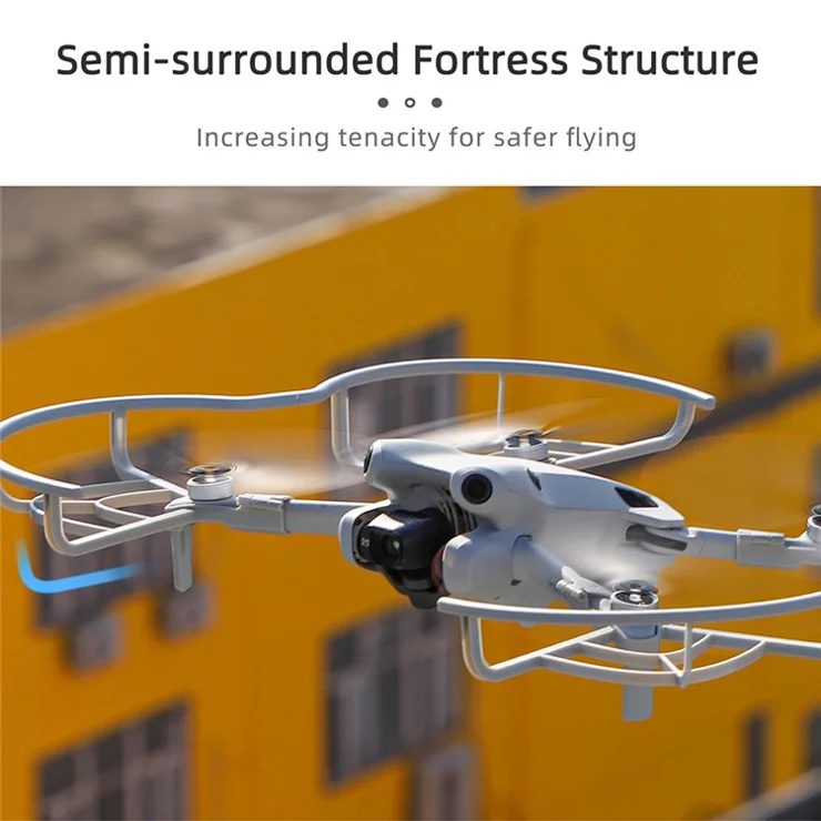 SUNNYLIFE N4P-KC712 4Pcs / Set For DJI Mini 4 Pro Plastic Propeller Protector RC Drone Landing Gear Anti-collision Guard