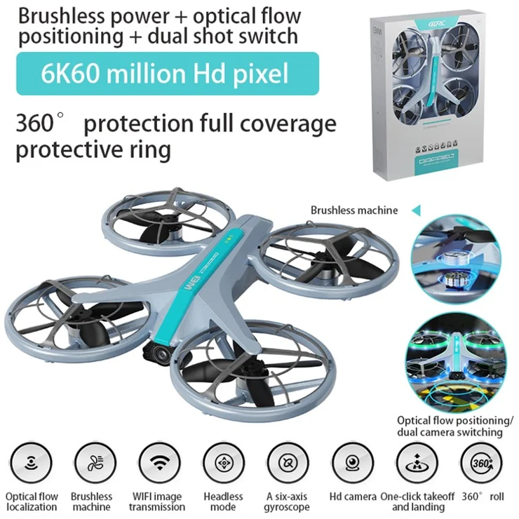 4DRC V33 Upgraded HD Camera WiFi FPV Quadcopter Altitude Hold RC Drone, with 1 Battery