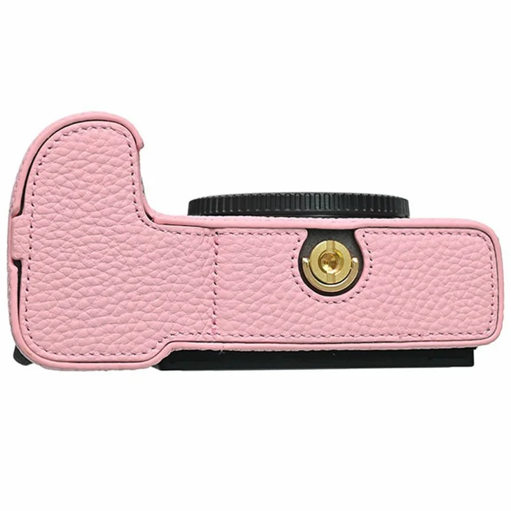 MegaGear MG1332 Torres cameratas, Koerierstas van echt leer voor spiegelloze, instant- en DSLR-camera's, bruin