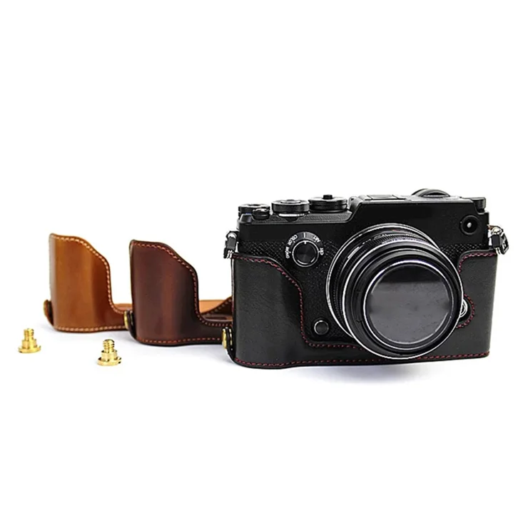 For Olympus PEN-F Digital Camera PU Leather Protective Case - Main Image