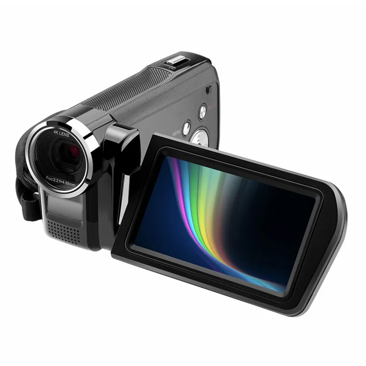ORDRO AC2 30X Smart Zoom 4K 3.0-inch HD Touch Screen Night Vision Video Camera - US Plug