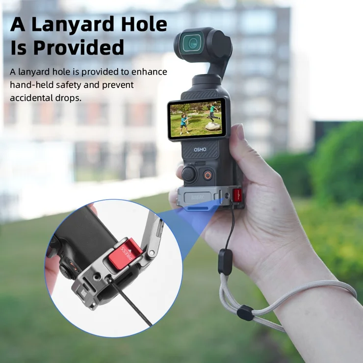 REYGEAK Magnetic Stand Mount For DJI Osmo Pocket 3 - Hands-Free Stabilizer Holder