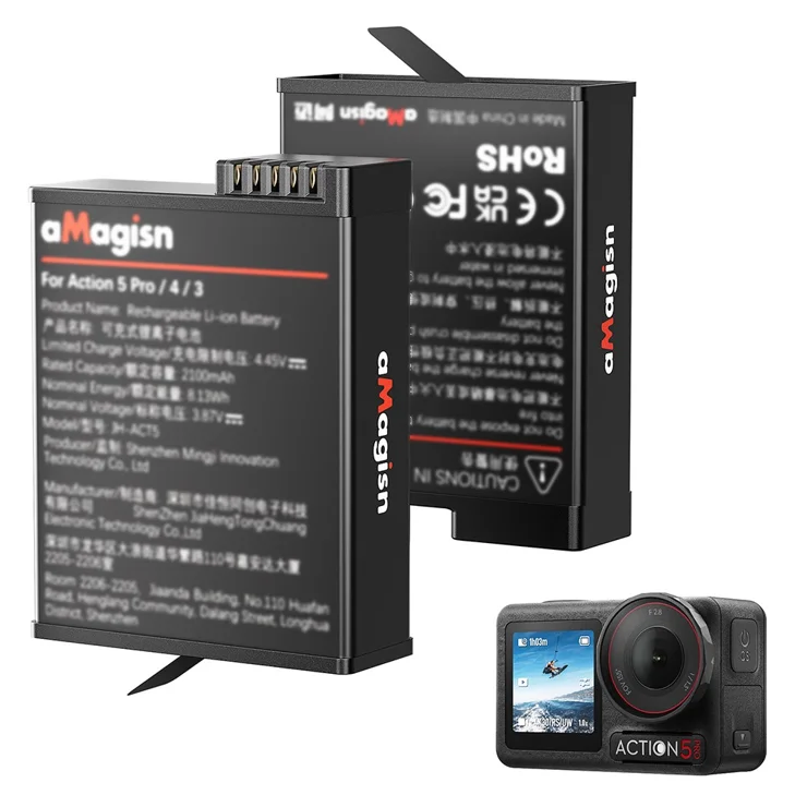 Ion Battery for DJI Osmo Action Pro Sports Camera